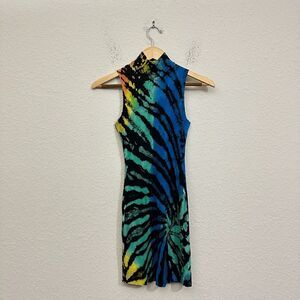 NWOT COTTON CITIZEN x REVOLVE Ibiza Racerback Dress XO in Black Prism